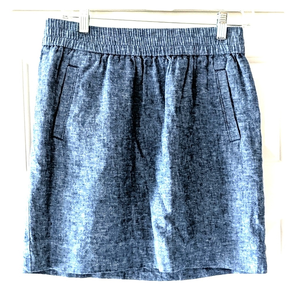 LOFT chambray skirt